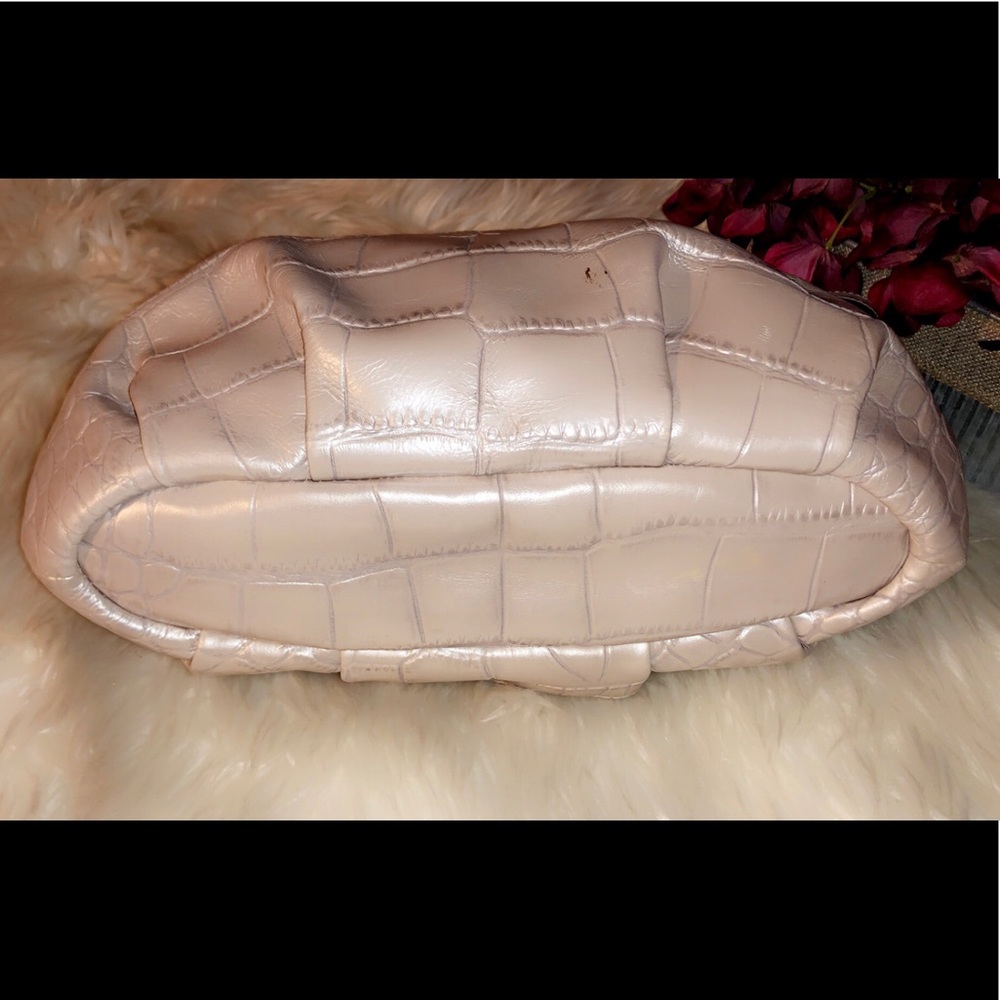 COACH Pearl Croc Convertible Bag - Picture 9 of 12